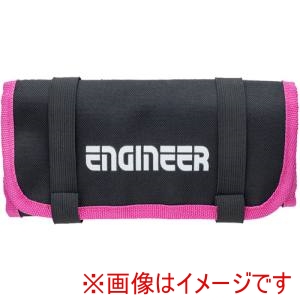 エンジニア ENGINEER エンジニア KSE-37P ツールロールバッグPINK&BLACK W370×D220