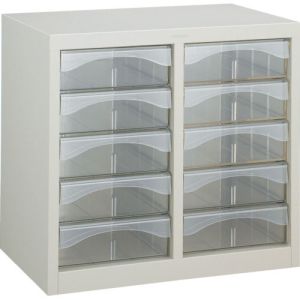 トラスコ中山 TRUSCO レターケース A4型・2列タイプ 深型5個X2列 A4-W205 メーカー直送 代引不可 北海道沖縄離島不可