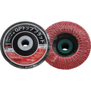 トラスコ TRUSCO トラスコ GPF100-C100 GPトップフラット セラミック 100 Φ100 10枚入 TRUSCO