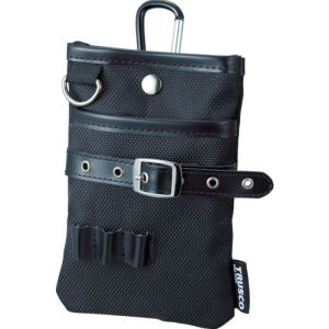 トラスコ TRUSCO トラスコ TCTC1509-BK コンパクトツールケース シザーポケット ブラック TRUSCO