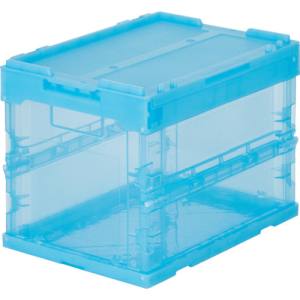 トラスコ TRUSCO トラスコ TR-SC20 B スケルコンオリコン20L 蓋付 青 TRUSCO