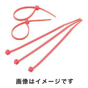 トラスコ TRUSCO トラスコ TRCVR-380R ケーブルタイ 幅7.6mm×長さ380mm最大結束φ108 赤 TRUSCO