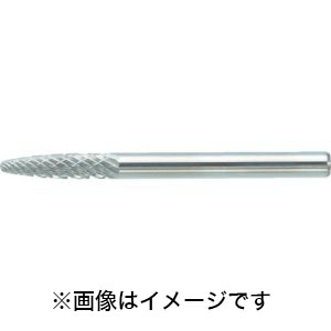 トラスコ TRUSCO トラスコ TB3A030S 超硬バー 砲弾型 Φ3×刃長13×軸3 シングルカット TRUSCO