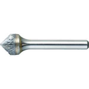 トラスコ TRUSCO トラスコ TB49C127 超硬バー 円錐型90°Φ12.7×刃長6.4×軸6 ダブルカット TRUSCO