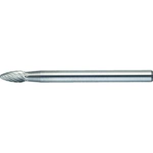 トラスコ TRUSCO トラスコ TB51A030S 超硬バー 楕円 Φ3×刃長6×軸3 シングルカット TRUSCO