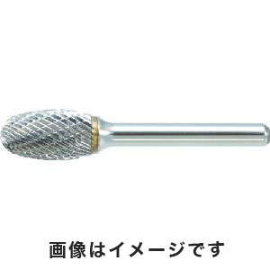 トラスコ TRUSCO トラスコ TB6C095S 超硬バー タマゴ型 Φ9.5×刃長16×軸6 シングルカット TRUSCO