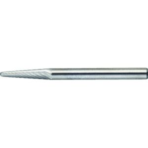 トラスコ TRUSCO トラスコ TB7A030S 超硬バー テーパー Φ3(8°)×刃長12.7×軸3シングルカット TRUSCO