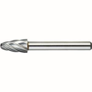 トラスコ TRUSCO トラスコ TA3C095 超硬バー 砲弾型 Φ9.5×刃長19×軸6 アルミカット TRUSCO