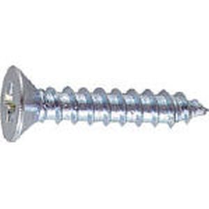 トラスコ TRUSCO トラスコ B708-0525 皿頭タッピングねじ 三価白 サイズM5×25 40本入 1PK TRUSCO