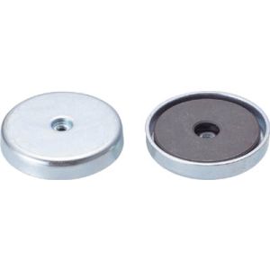 トラスコ TRUSCO トラスコ TSM-4408C マグネットホルダ 吸着力35N Φ44×H8 クロームメッキ 1個 TRUSCO