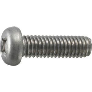 トラスコ TRUSCO トラスコ ナベ頭小ネジ チタン 全ネジ M3×15 15本入 1PK TB91-0315
