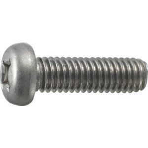 トラスコ TRUSCO トラスコ ナベ頭小ネジ チタン 全ネジ M4×12 12本入 1PK TB91-0412