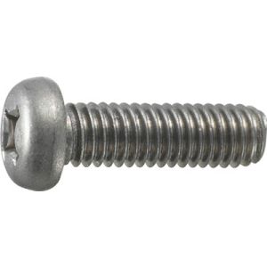 トラスコ TRUSCO トラスコ ナベ頭小ネジ チタン 全ネジ M4×14 12本入 1PK TB91-0414