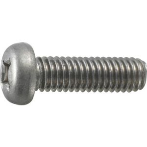 トラスコ TRUSCO トラスコ ナベ頭小ネジ チタン 全ネジ M4×25 7本入 1PK TB91-0425