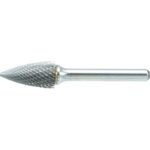 トラスコ TRUSCO トラスコ TB4C127 超硬バー トンガリ型 Φ12.7×刃長25×軸6 ダブルカット TRUSCO