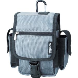 トラスコ TRUSCO トラスコ TCTC1808-GY コンパクトツールケース ツーサイドポケット グレー TRUSCO