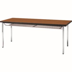 トラスコ TRUSCO トラスコ TDST1260-T 会議用テーブル 1200X600XH700 下棚付 丸脚 チーク TRUSCO メーカー直送 代引不可 北海道 沖縄 離島不可