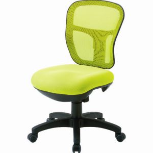 トラスコ中山 TRUSCO オフィスチェア MC-2 背面メッシュタイプ イエロー MC-2-YG メーカー直送 代引不可 北海道・沖縄・離島不可