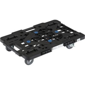 トラスコ TRUSCO トラスコ MPK-600JS-BK ルートバン 400×600 4輪自在 S付 黒 メッシュタイプ TRUSCO メーカー直送 代引不可 北海道沖縄離島不可
