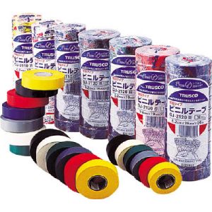 トラスコ TRUSCO トラスコ GJ-2120 BK 脱鉛タイプビニールテープ 19mm×20m 10巻入り 黒 ブラック TRUSCO