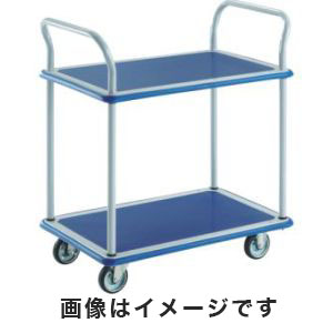 トラスコ中山 TRUSCO プレス製台車 ドンキーカート 2段式両袖915×615 305N メーカー直送 代引不可
