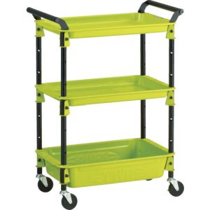 トラスコ TRUSCO トラスコ ツールワゴンロイヤル 654×361×887 深1浅2 黄緑 TWR-221-GR メーカー直送 代引不可