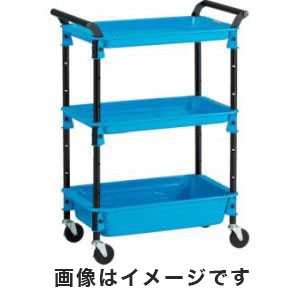 トラスコ TRUSCO トラスコ ツールワゴンロイヤル 654×361×887 深2浅1 スカイ TWR-2-SB メーカー直送 代引不可 北海道沖縄離島不可