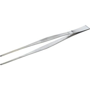 トラスコ TRUSCO トラスコ TSP-39 ステンレス製ピンセット 300mm 直ギザ付 1本 TRUSCO