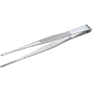 トラスコ TRUSCO トラスコ TSP-21 ステンレス製ピンセット 125mm 直ギザ付 1本 TRUSCO