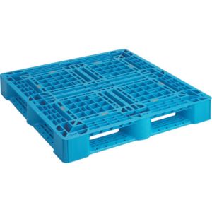 トラスコ TRUSCO トラスコ 樹脂パレット 片面4方差 1100×1100 青 SLA-1111N-B メーカー直送 代引不可