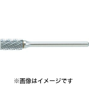 トラスコ TRUSCO トラスコ TB1B063E 超硬バー 円筒型エンド刃 Φ6.3×刃長4.7×軸3 ダブルカット TRUSCO