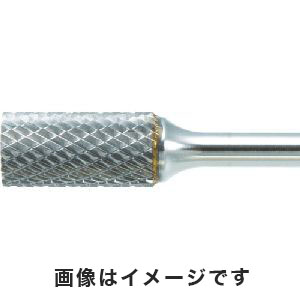 トラスコ TRUSCO トラスコ TB1C095SL150 超硬バー 円筒型 Φ9.5×刃長19×軸6 ロング シングルカット TRUSCO