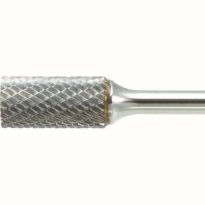 トラスコ TRUSCO トラスコ TB1C127L150 超硬バー 円筒型 Φ12.7×刃長25×軸6 ロング ダブルカット TRUSCO