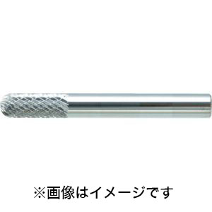 トラスコ TRUSCO トラスコ TB2C030S 超硬バー 先丸円筒型 Φ3×刃長12.7×軸6 シングルカット TRUSCO