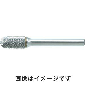 トラスコ TRUSCO トラスコ TB2C080S 超硬バー 先丸円筒型 Φ8×刃長19×軸6 シングルカット TRUSCO