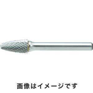 トラスコ TRUSCO トラスコ TB3C110S 超硬バー 砲弾型 Φ11×刃長25×軸6 シングルカット TRUSCO