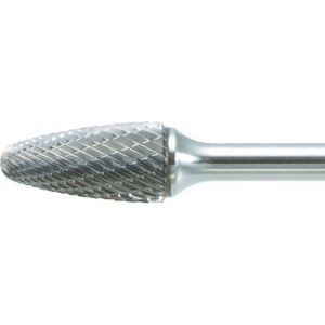 トラスコ TRUSCO トラスコ TB3C127L150 超硬バー 砲弾型 Φ12.7×刃長25×軸6 ロング ダブルカット TRUSCO