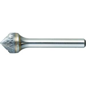 トラスコ TRUSCO トラスコ TB49C190 超硬バー 円錐型90° Φ19×刃長9.5×軸6 ダブルカット TRUSCO
