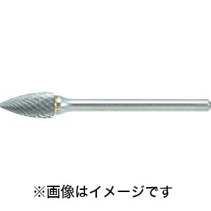 トラスコ TRUSCO トラスコ TB4B050 超硬バー トンガリ型 Φ5×刃長12.7×軸3 ダブルカット TRUSCO