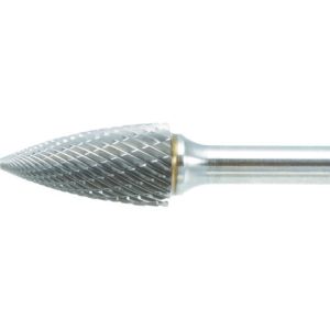 トラスコ TRUSCO トラスコ TB4C127L150 超硬バー トンガリ型 Φ12.7×刃長25×軸6 ロング ダブル TRUSCO