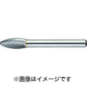 トラスコ TRUSCO トラスコ TB51C080S 超硬バー 楕円型 Φ8×刃長19×軸6 シングルカット TRUSCO