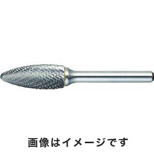 トラスコ TRUSCO トラスコ TB51C127S 超硬バー 楕円型 Φ12.7×刃長32×軸6 シングルカット TRUSCO