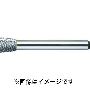 トラスコ TRUSCO トラスコ TB52C095S 超硬バー 逆テーパー型 Φ9.5×刃長9.5×軸6 シングルカット TRUSCO