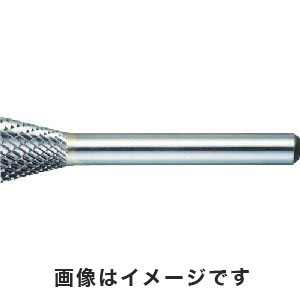 トラスコ TRUSCO トラスコ TB52C190S 超硬バー 逆テーパー型 Φ19×刃長16×軸6 シングルカット TRUSCO