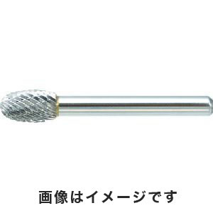 トラスコ TRUSCO トラスコ TB6C160 超硬バー タマゴ型 Φ16×刃長25×軸6 ダブルカット TRUSCO