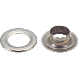 トラスコ TRUSCO トラスコ 両面ハトメ ステンレス 15mm 10組入 1PK P-THP-S15