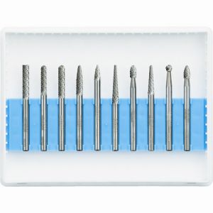 トラスコ TRUSCO トラスコ TB-A030-10S 超硬バーセットAシリーズ 軸3mm 刃径3mm 10本セット TRUSCO メーカー直送 代引不可 沖縄 離島不可