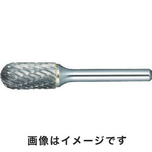 トラスコ TRUSCO トラスコ TH2C095 超硬バー 先丸円筒型 Φ9.5×刃長19×軸6 コースカット TRUSCO