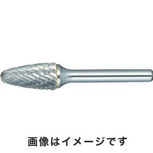 トラスコ TRUSCO トラスコ TH3C095 超硬バー 砲弾型 Φ9.5×刃長19×軸6 コースカット TRUSCO
