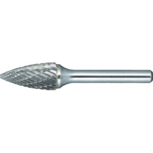 トラスコ TRUSCO トラスコ TH4C127 超硬バー トンガリ型 Φ12.7×刃長25×軸6 コースカット TRUSCO